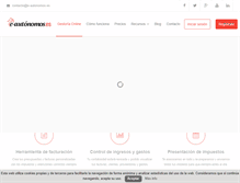 Tablet Screenshot of e-autonomos.es